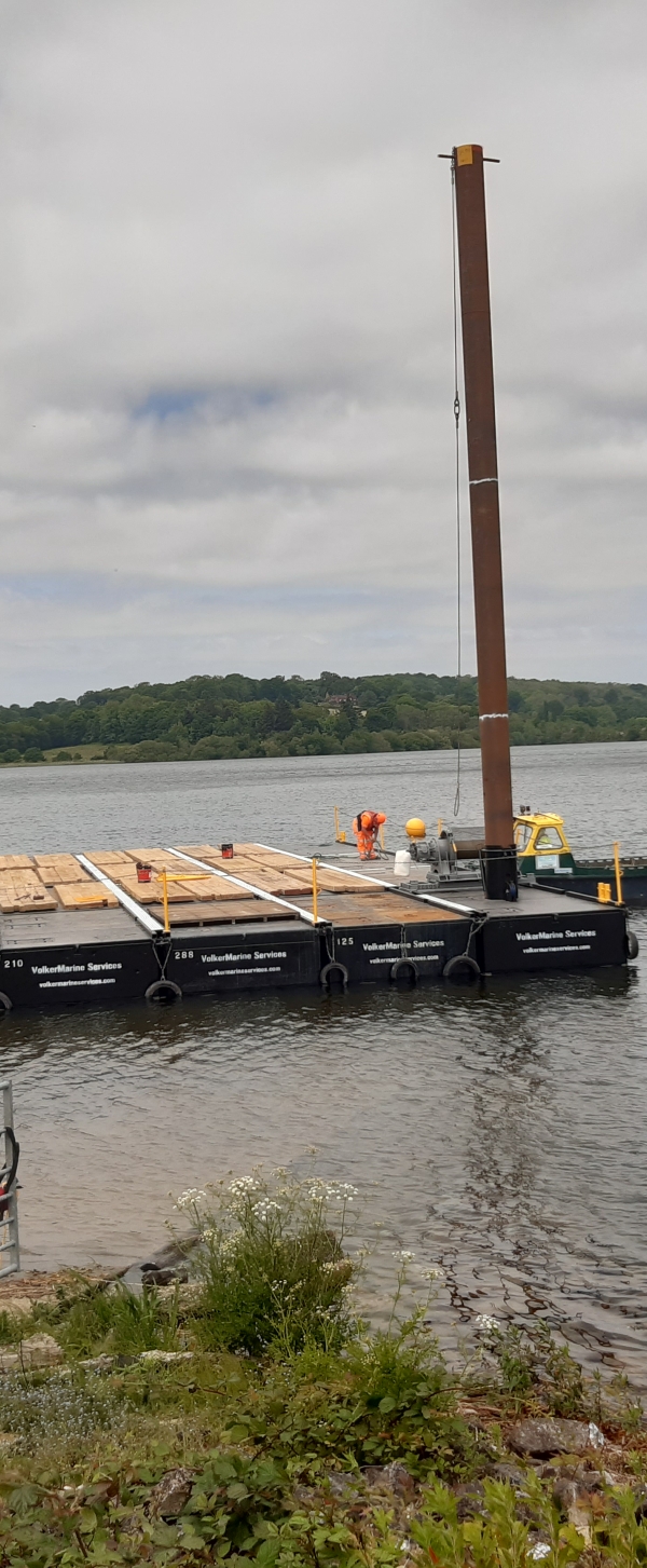 Ardingly Reservoir emergency stabilisation works
