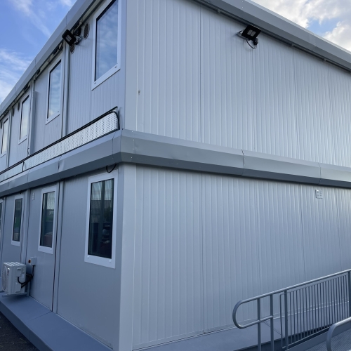 VolkerSite Services cabins at Heathrow. 