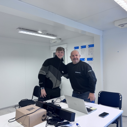 journalism student meeting with volkerstevin 