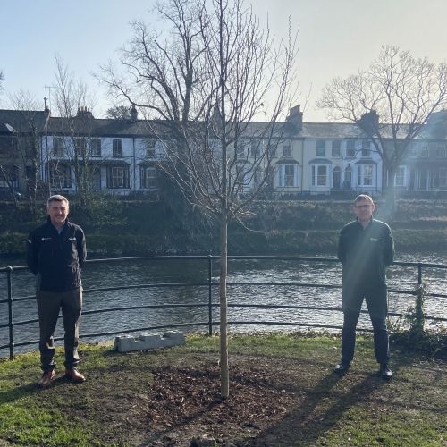 Stewart Mounsey EA Flood Risk Manager for Cumbria and Stuart Newby VBA in Kendal.jpg