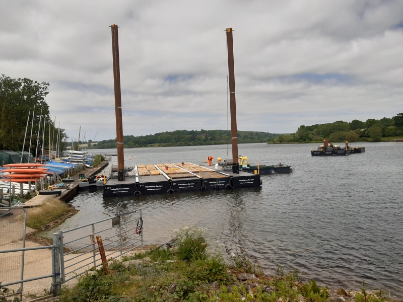 Ardingly Reservoir emergency stabilisation works