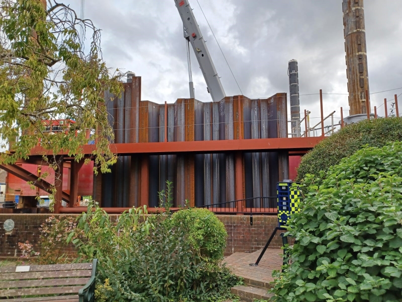 Tarrant Wharf emergency repairs – conventional piling