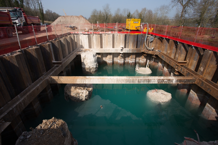 HS2 Colne Valley Viaduct Cofferdams