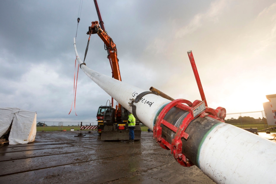 Arc-drilling in Strijen