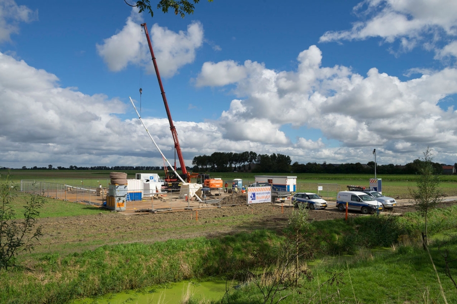 Arc-drilling in Strijen