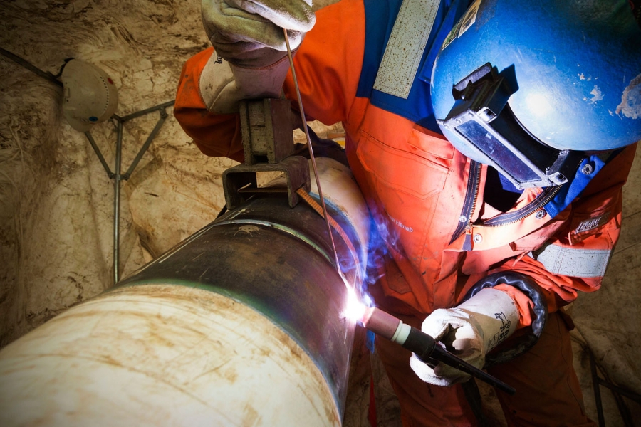 Arc-drilling in Strijen