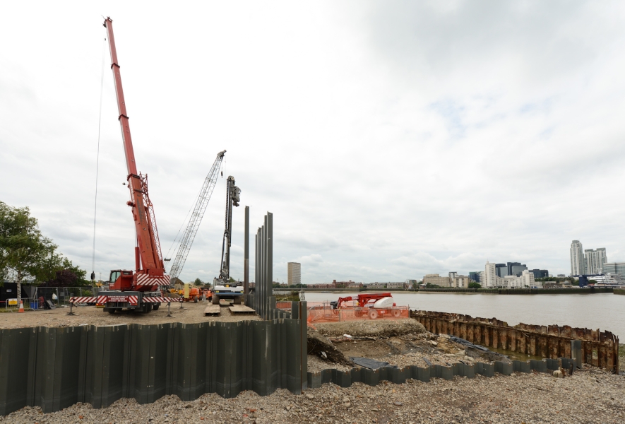 Greenwich Peninsula Riverside Phase 2, Enabling Works