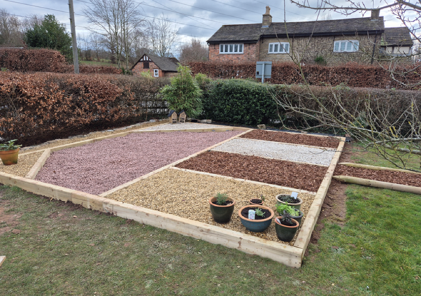 Sensory garden  at school