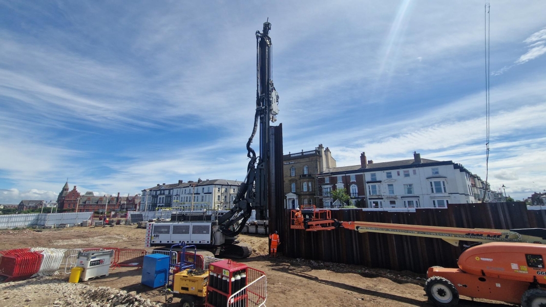 Marine Lake Exhibition Centre piling