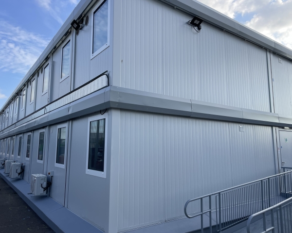 VolkerSite Services cabins at Heathrow. 