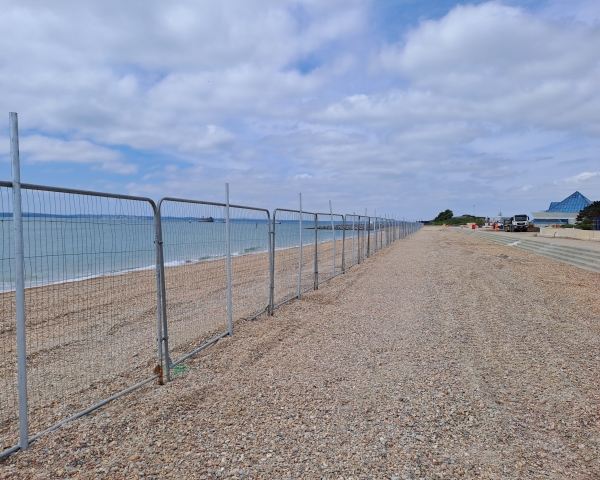 Picture of a shingle beach in Southsea