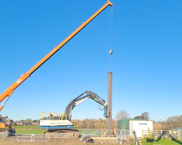 Garstang Flood Barrier temporary works