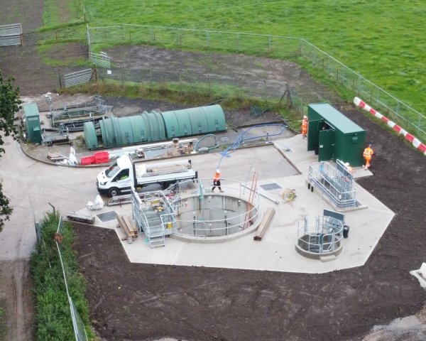 Picture of a Wastewater Treatment Works.