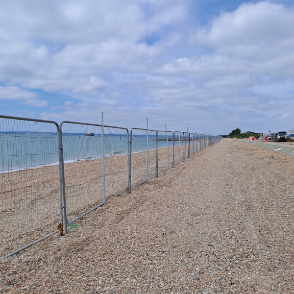 Picture of a shingle beach in Southsea