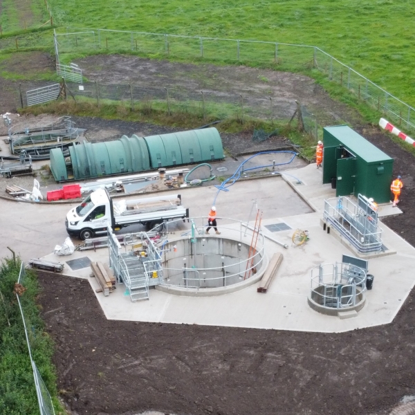 Picture of a Wastewater Treatment Works.