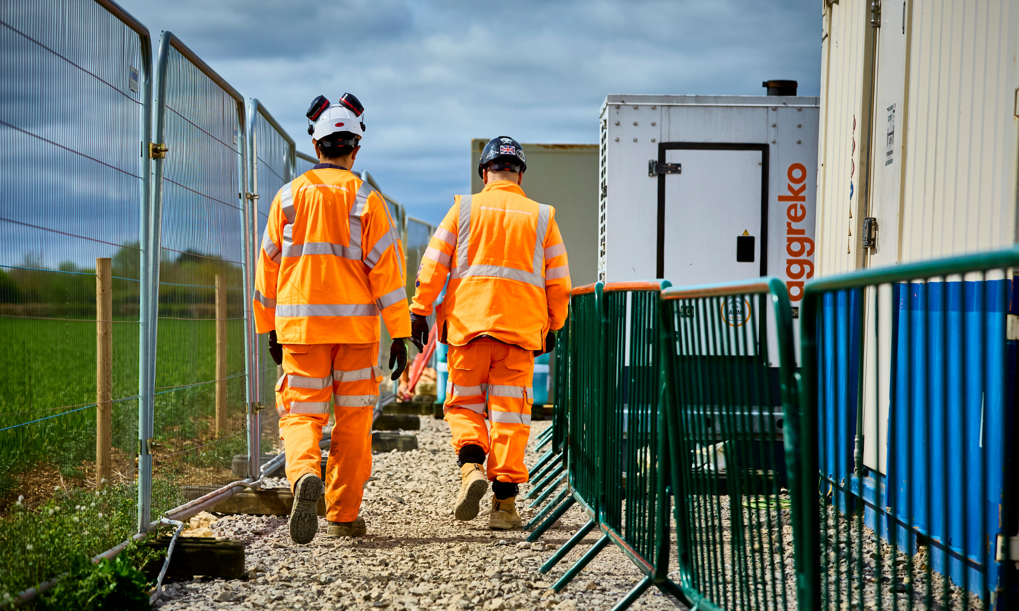 VolkerTrenchless Solutions employee on site