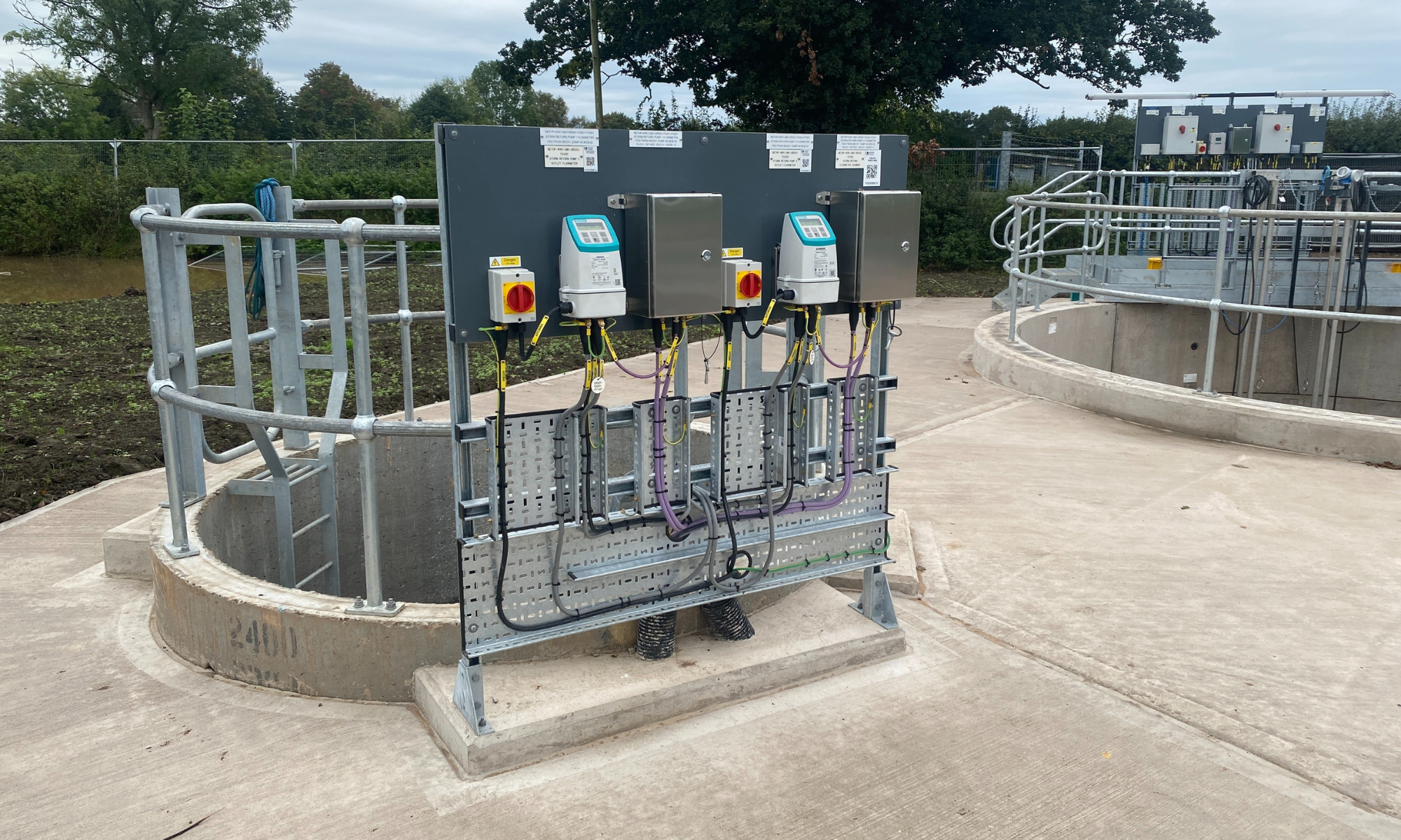 Picture of a Wastewater Treatment Works.