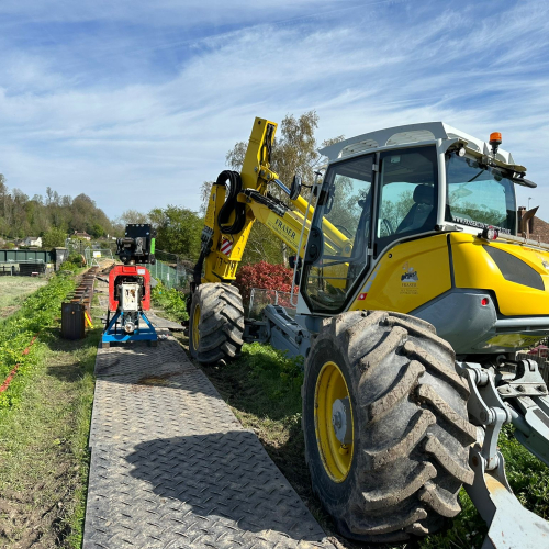 Spider excavator at RTWE