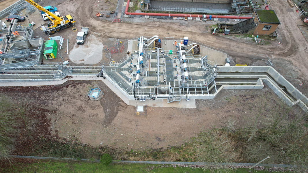 Picture of the new inlet works