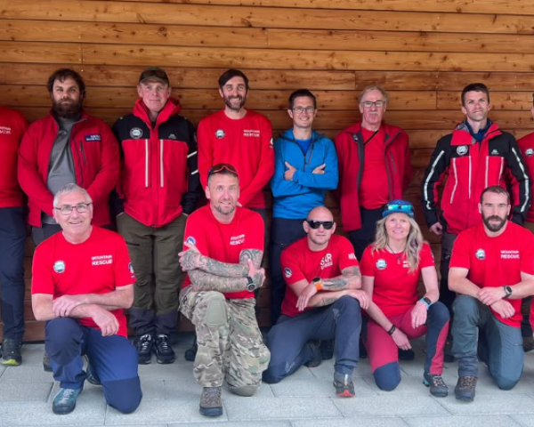 Mountain Rescue volunteers.