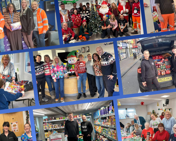 Collage of social value images.