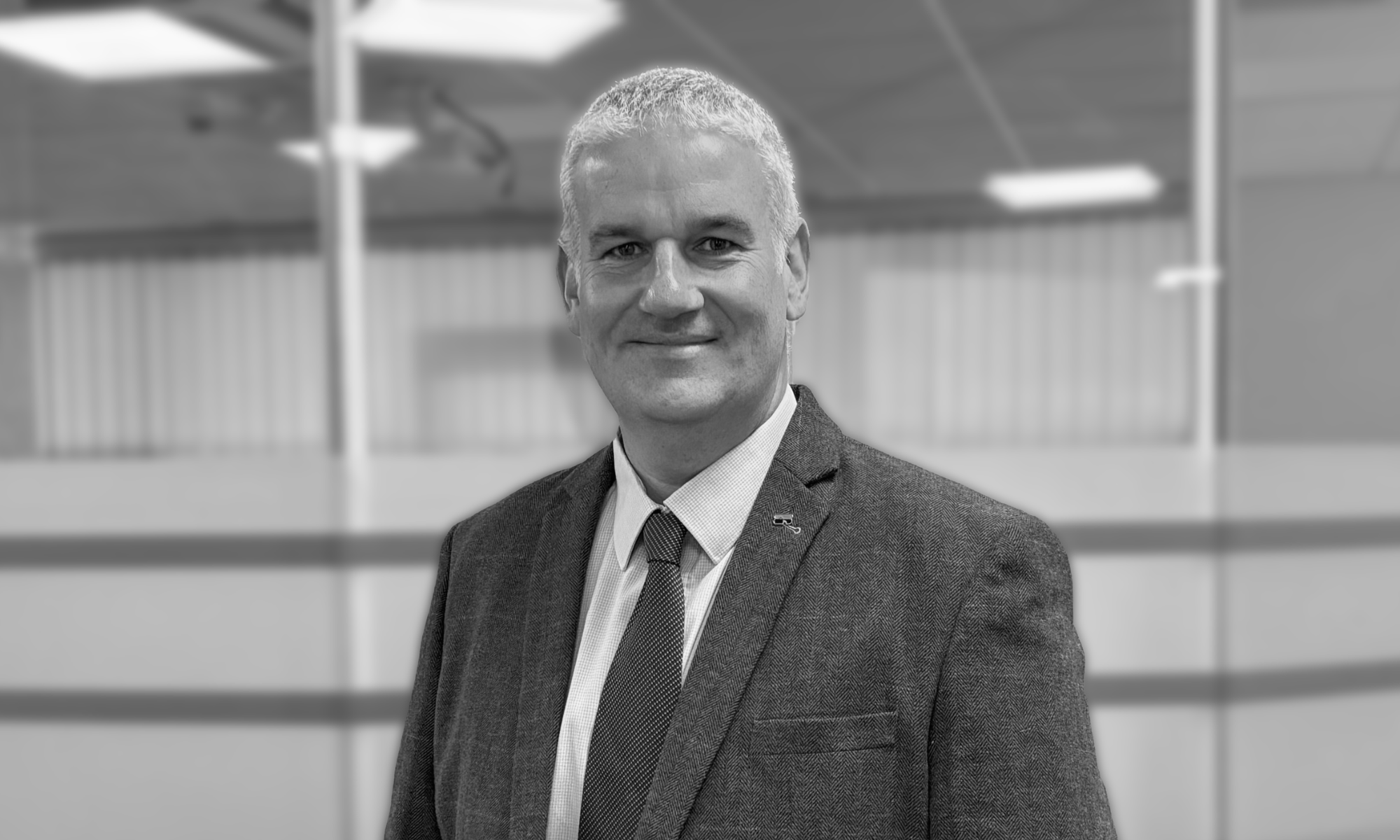 Black and white picture of Jon Benton.